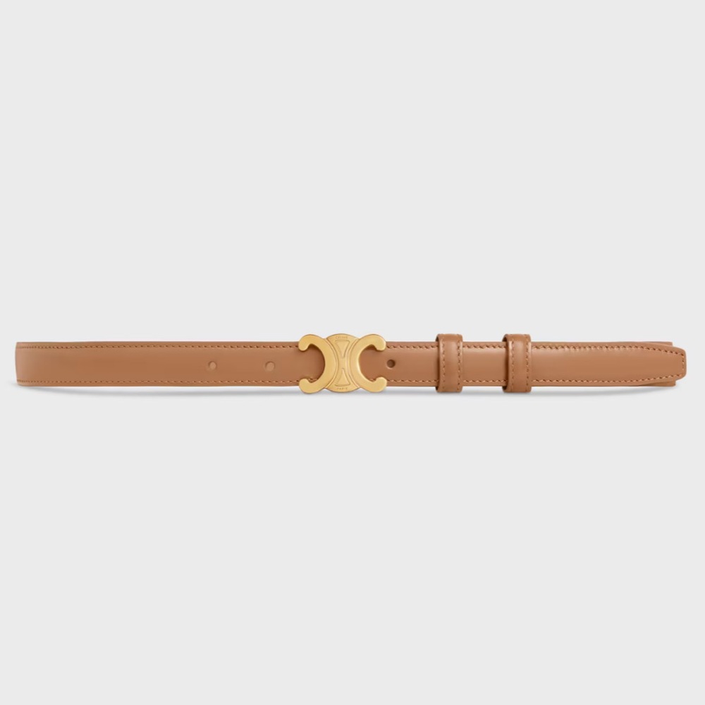Celine Triomphe Belt 18mm in Taurillon Leather - Picture 2 of 8